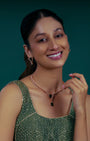VELISEA Emerald Elegance Necklace & Earrings Set for Women | Premium Luxury Zirconia Jewellery