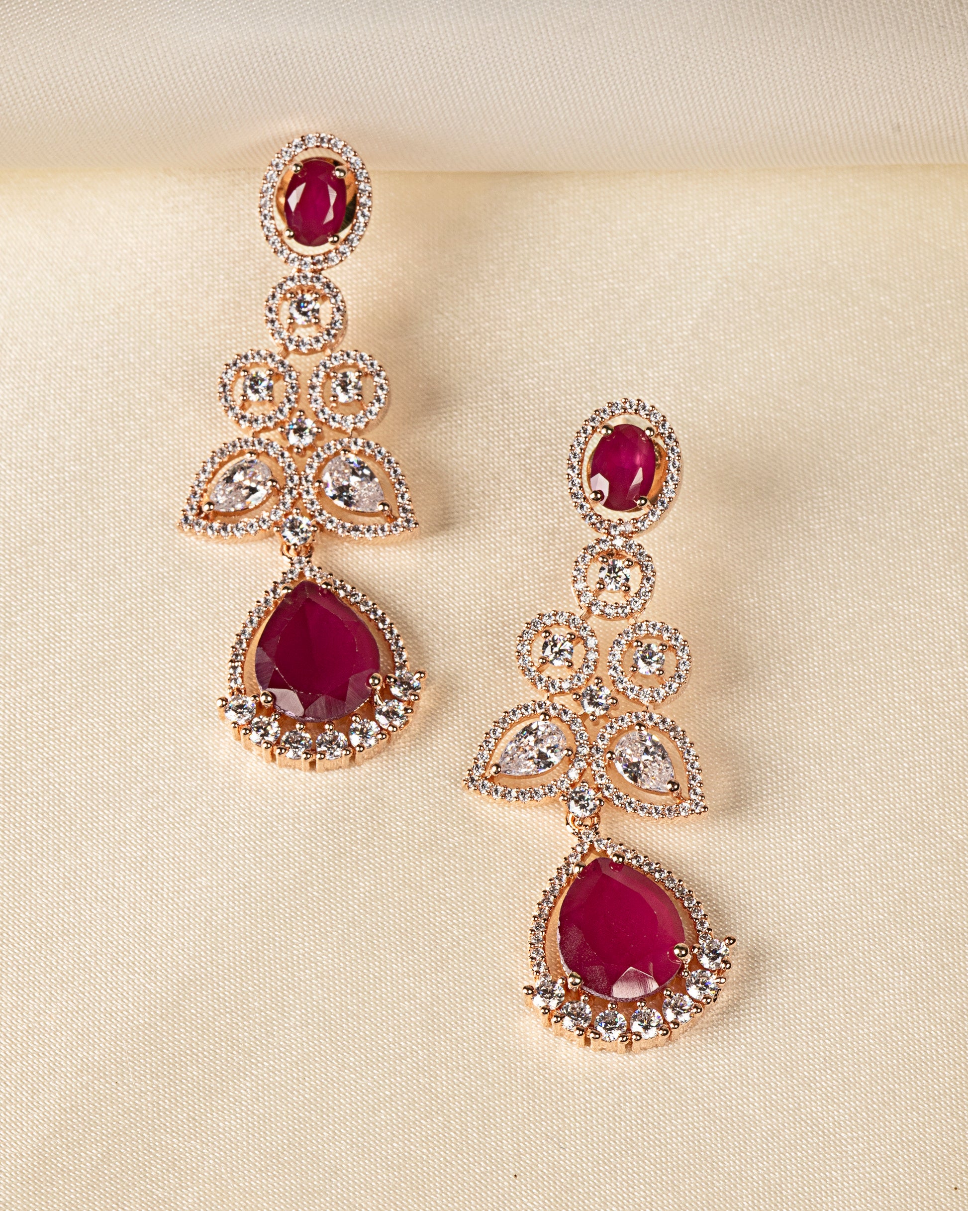VELISEA Emerald Royale Necklace Set for Women | Premium Green Zirconia Jewellery