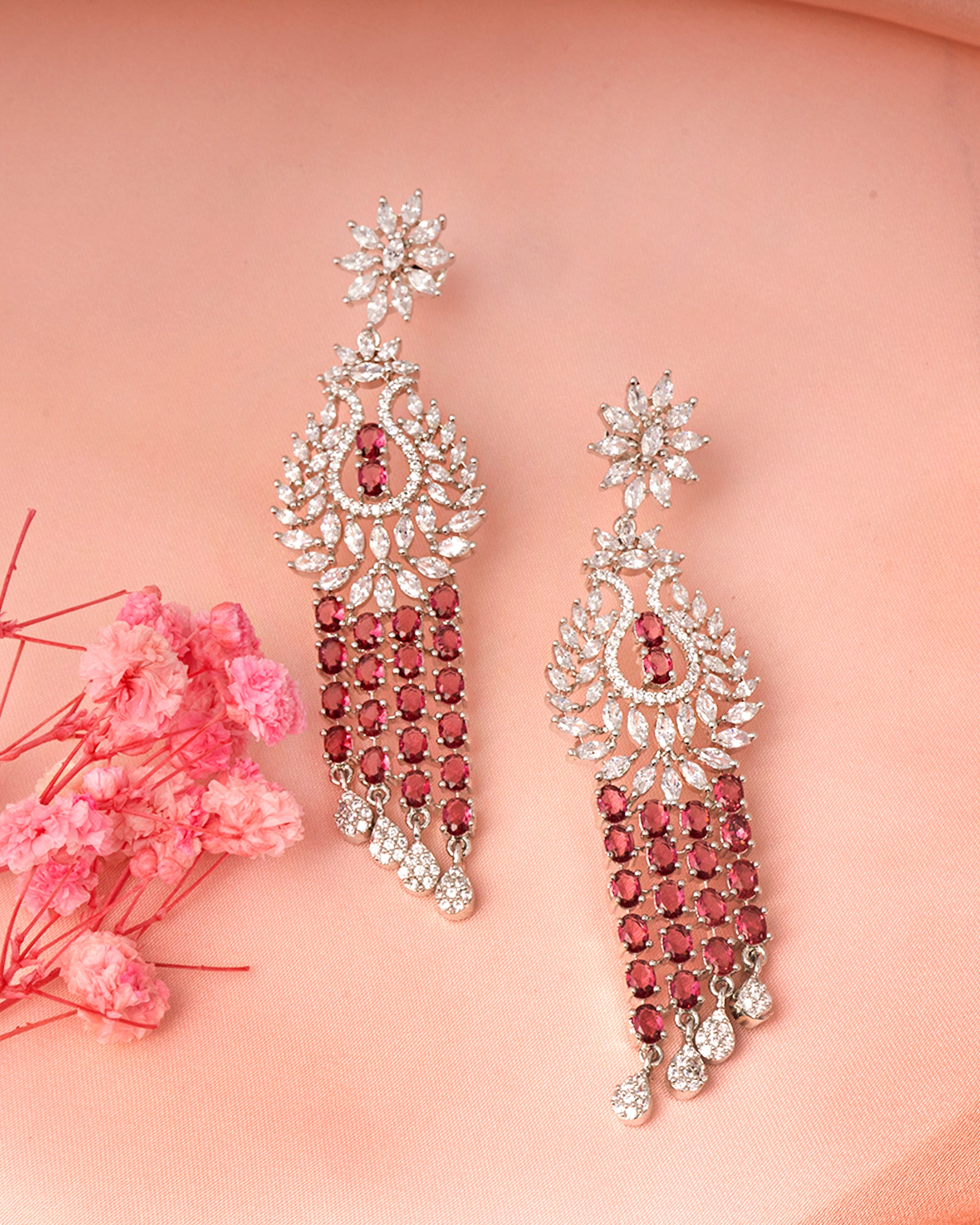 VELISEA Emerald Royale Collection – Premium Emerald Zirconia Necklace & Earrings