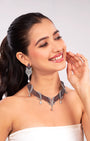 VELISEA Premium Statement Necklace Set | Contemporary Western Jewellery