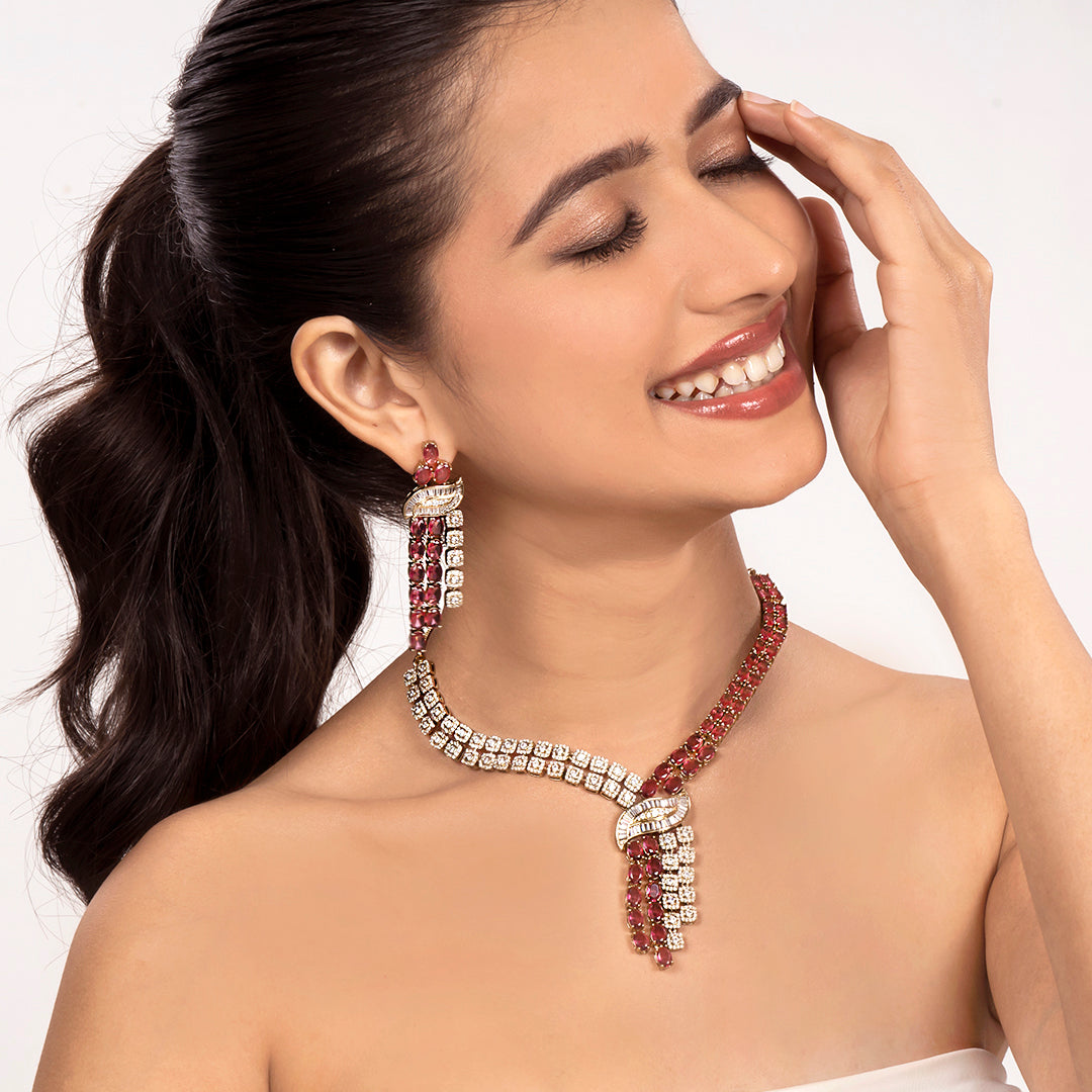 VELISEA Designer Necklace Set for Women | Elegant Western Collection