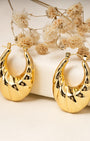 VELISEA Hoop Earrings for Women | Premium Gold-Plated Lightweight Fashion Jewellery