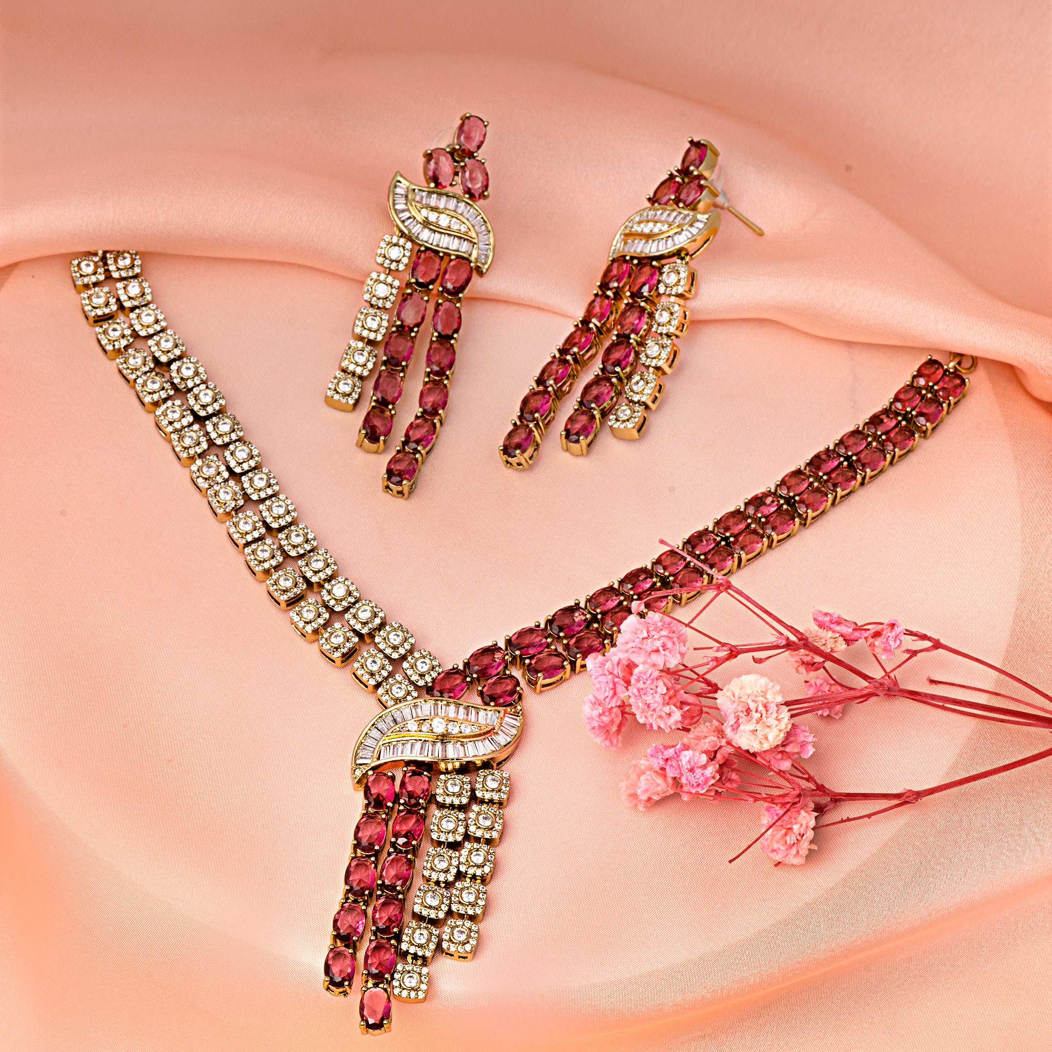 VELISEA Designer Necklace Set for Women | Elegant Western Collection